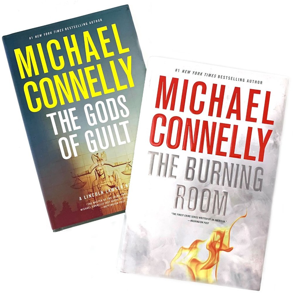 MICHAEL CONNELLY Hardcover Novels Bosch: Burning Room & The Gods of Guilt - NEW